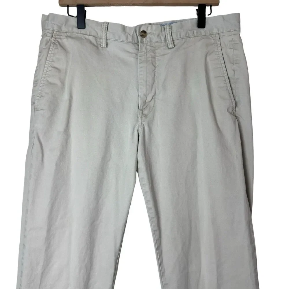 Polo Ralph Lauren Chino Pants Mens 34 Stretch Straight Cotton Twill Preppy